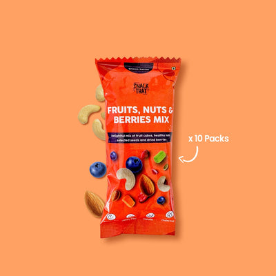 Fruit, Nuts and Berries Mix-10 packs (40g each)