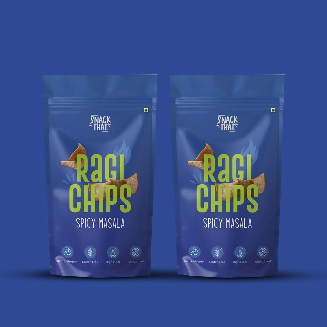 Spicy Masala Ragi Chips (Pack of 2)